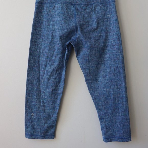 Ivivva by Lululemon blue rhythmic crop leggings - Picture 3 of 4